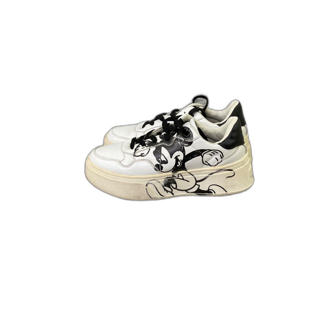 Bershka x Disney Shoes Women’s 6.5 Mickey Mouse Platform Trainers sneakers White